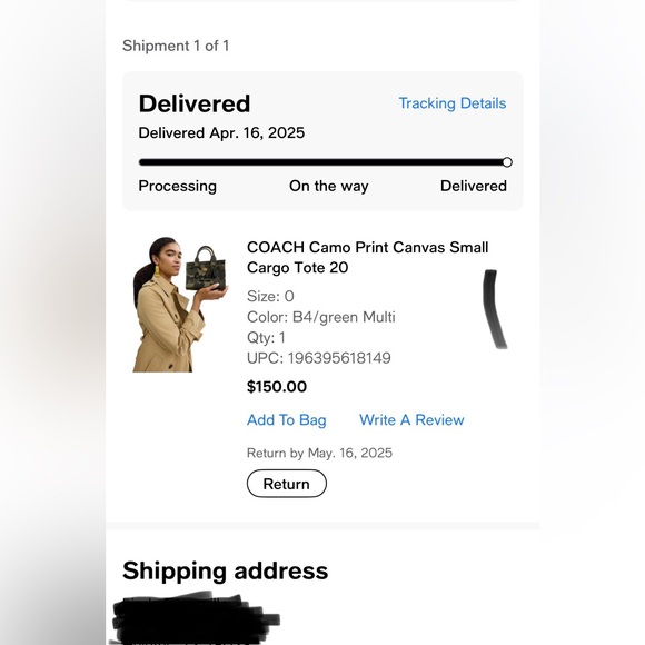 Coach Camo Print Canvas Small Cargo Tote 20 New without tags never used!! 🔥🔥 - Picture 16 of 16